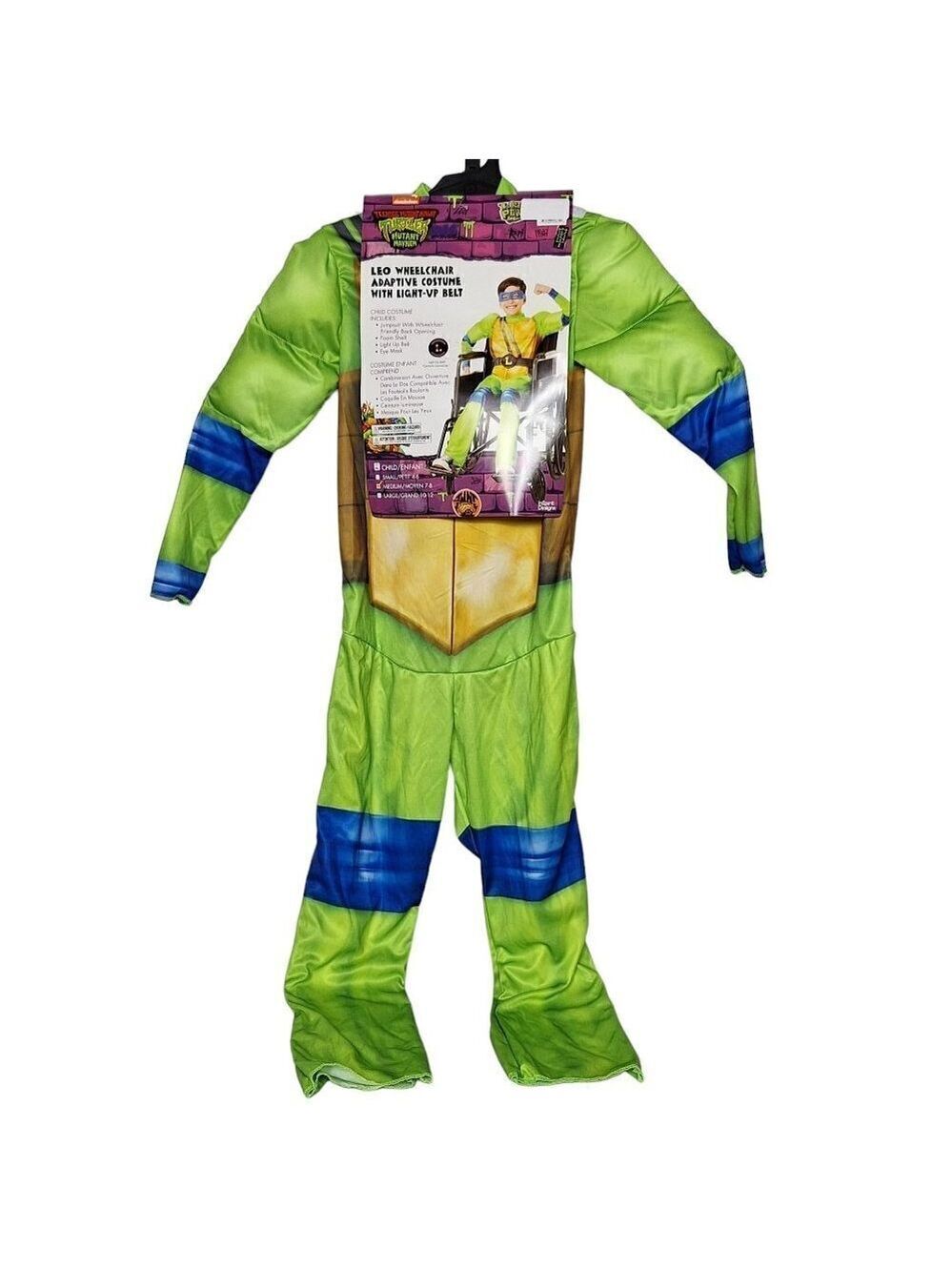TMNT Leonardo Wheelchair Adaptive Child Costume Medium 7-8